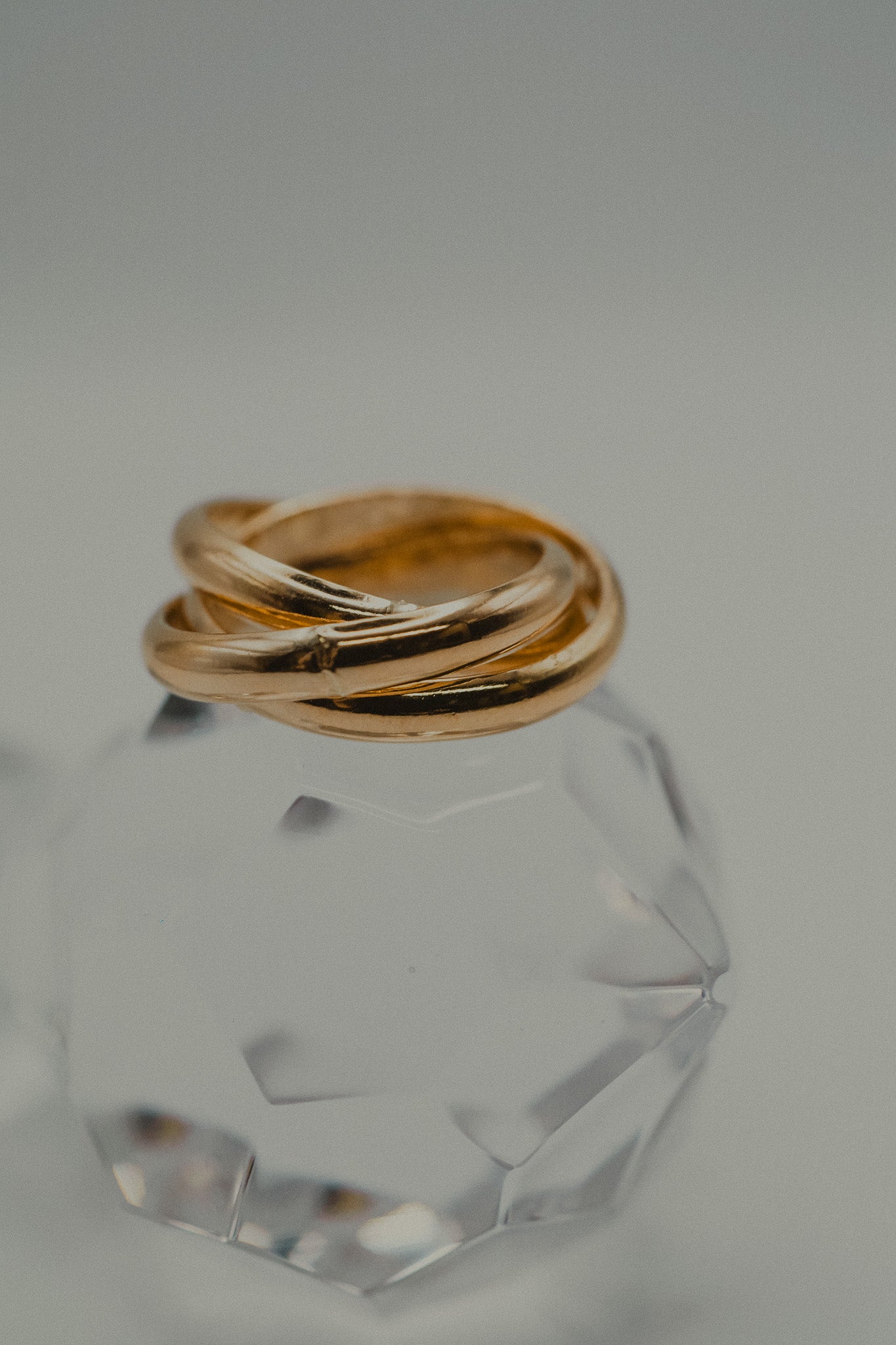 Chunky Interlocking Ring, 14K Gold Fill