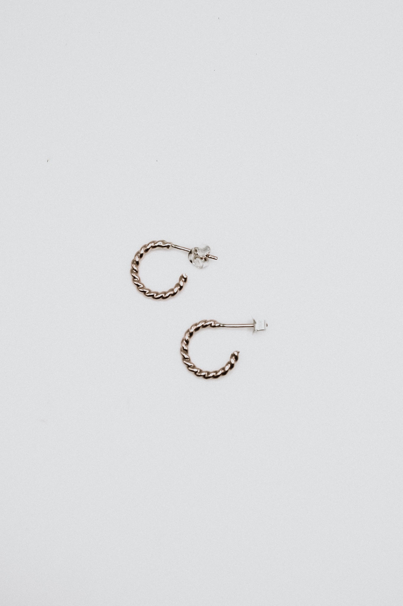 Chunky Twist Hoops in 14K Gold Fill, Rose Gold Fill or Sterling Silver