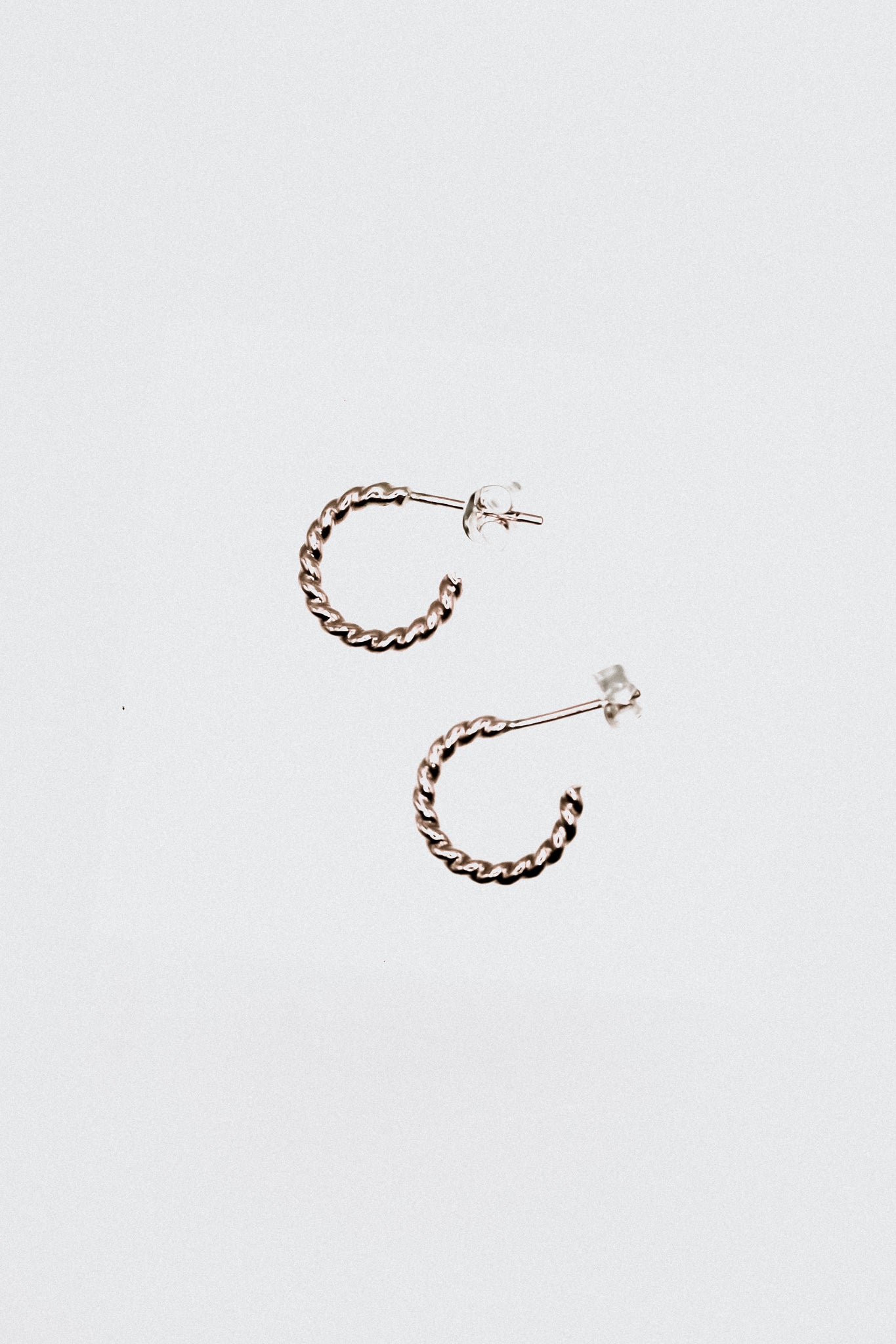 Chunky Twist Hoops in 14K Gold Fill, Rose Gold Fill or Sterling Silver