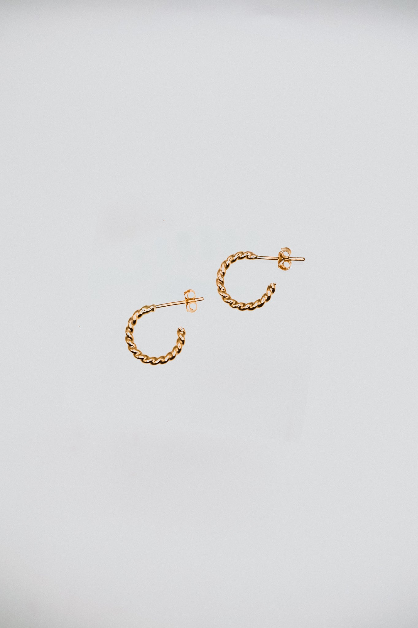 Chunky Twist Hoops in 14K Gold Fill, Rose Gold Fill or Sterling Silver
