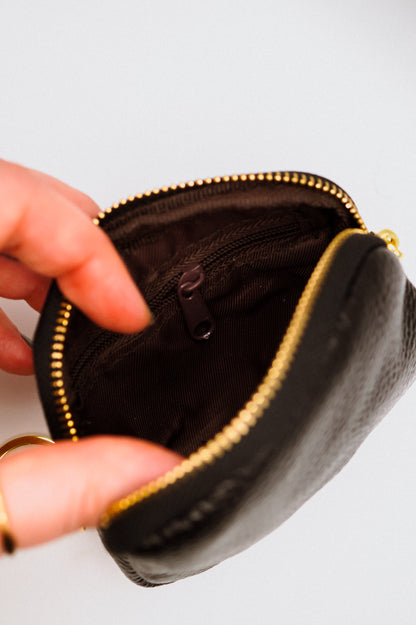 Leather Mini Clutch Bag