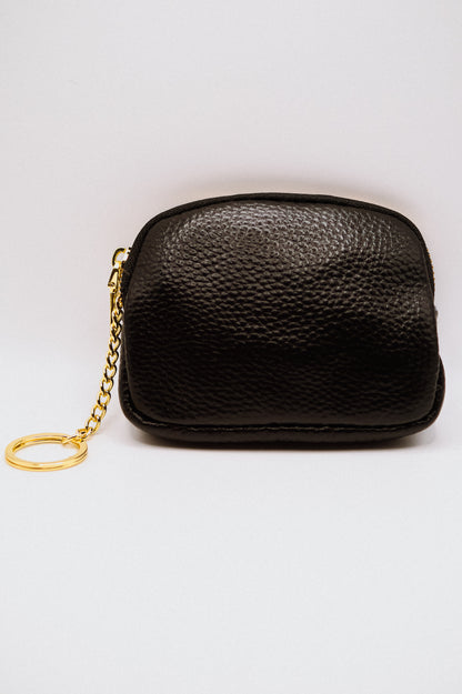 Leather Mini Clutch Bag