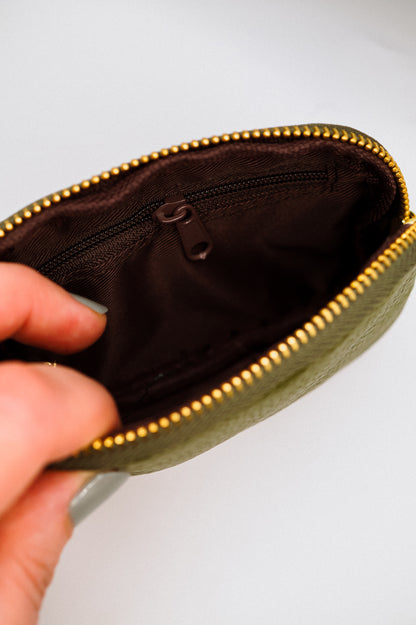 Leather Mini Clutch Bag