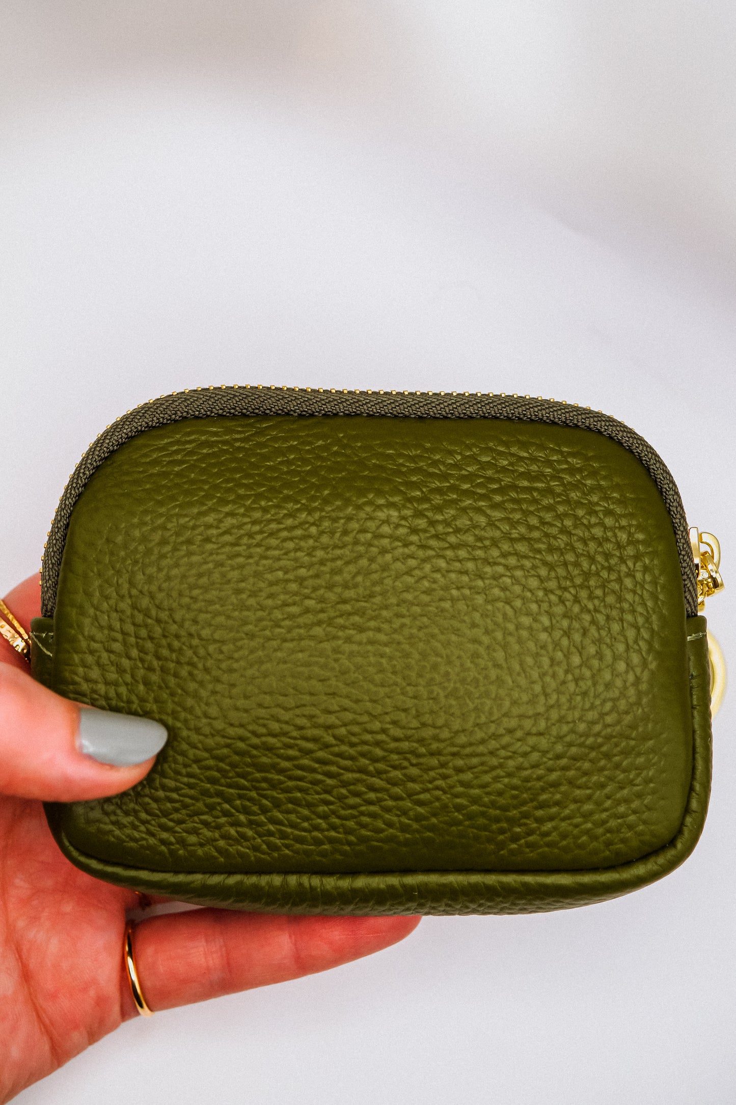 Leather Mini Clutch Bag