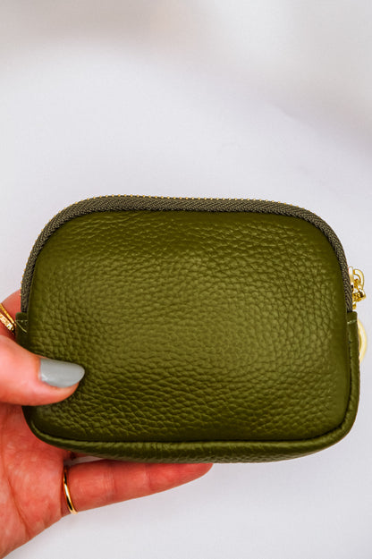 Leather Mini Clutch Bag