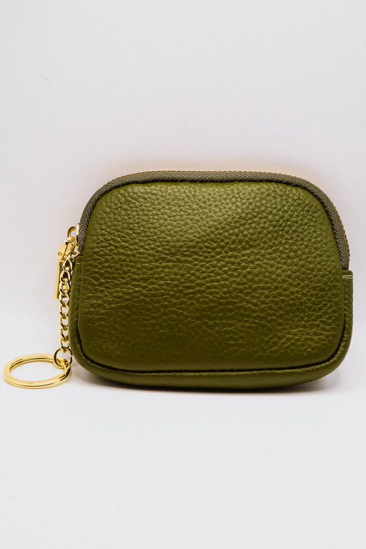 Leather Mini Clutch Bag
