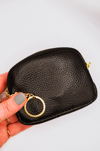 Leather Mini Clutch Bag