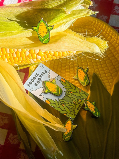 Corn Booty Enamel Pin