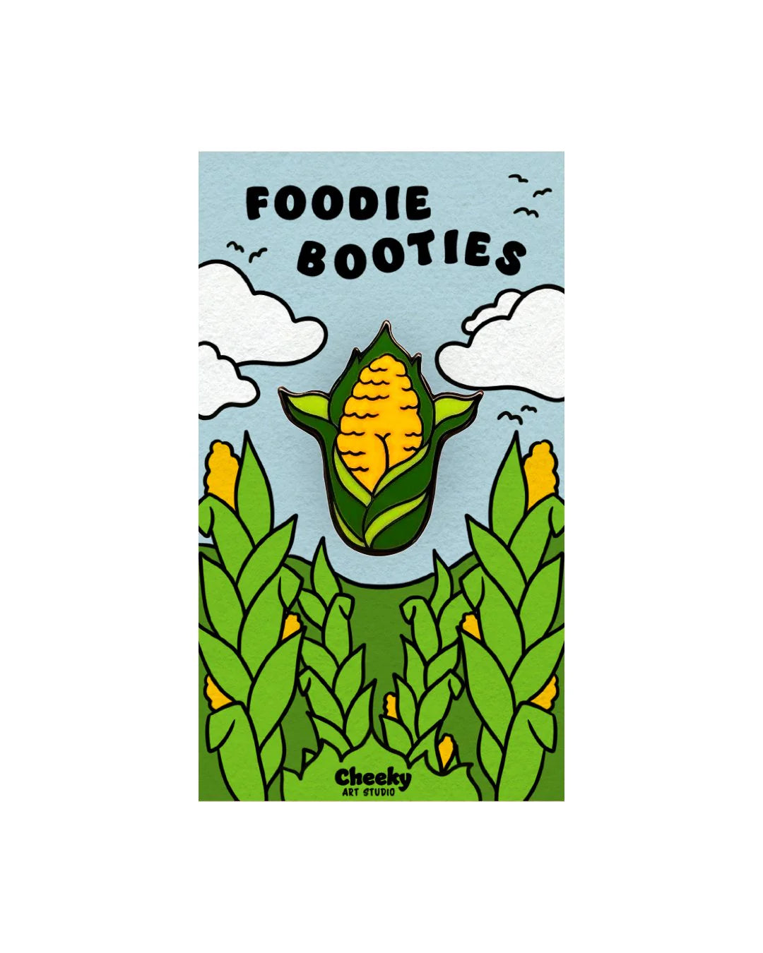 Corn Booty Enamel Pin