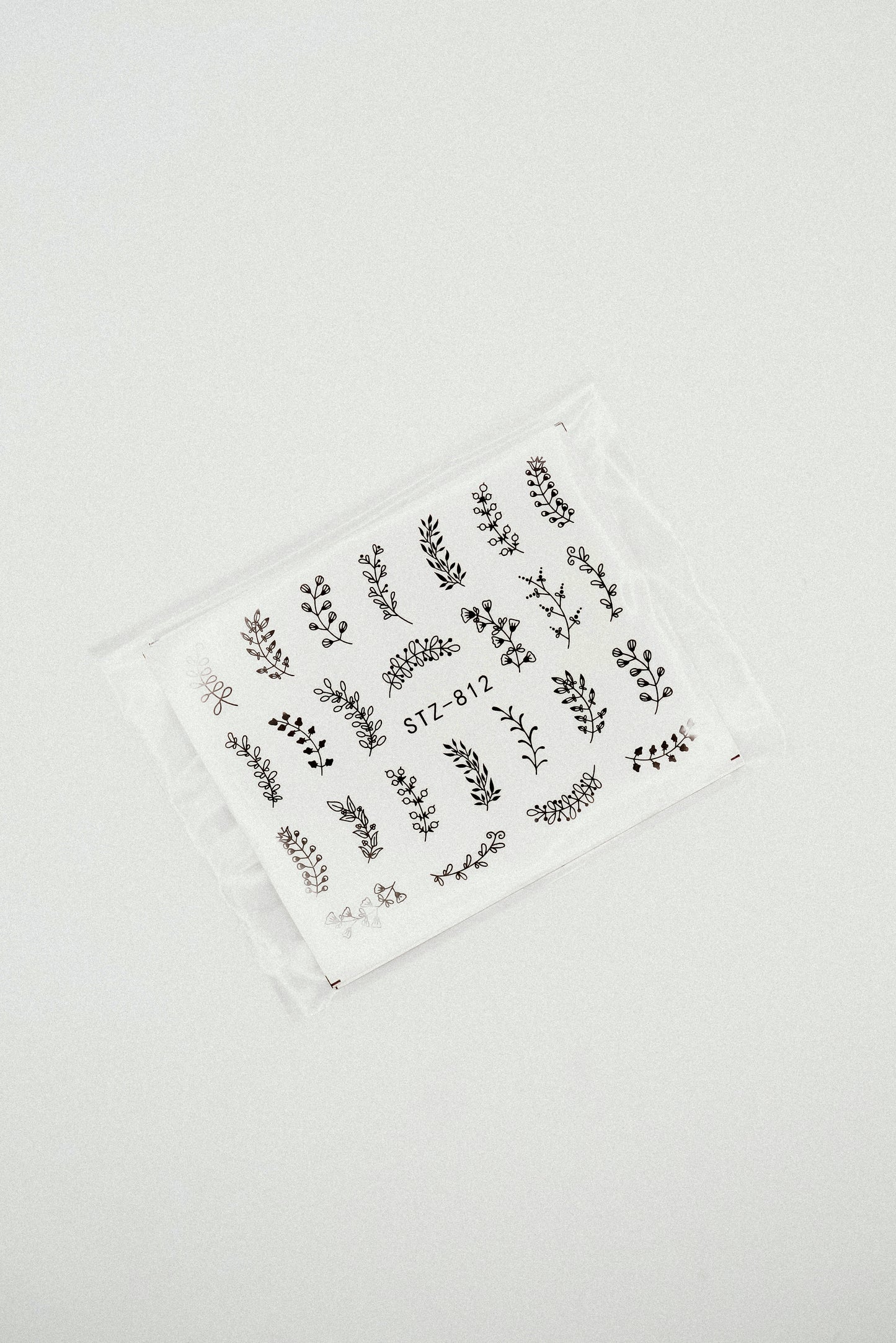 Tiny Floral Nail Decals - 4 Pack
