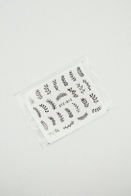 Tiny Floral Nail Decals - 4 Pack