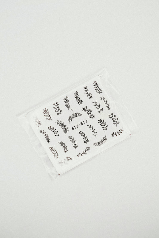 Tiny Floral Nail Decals - 4 Pack