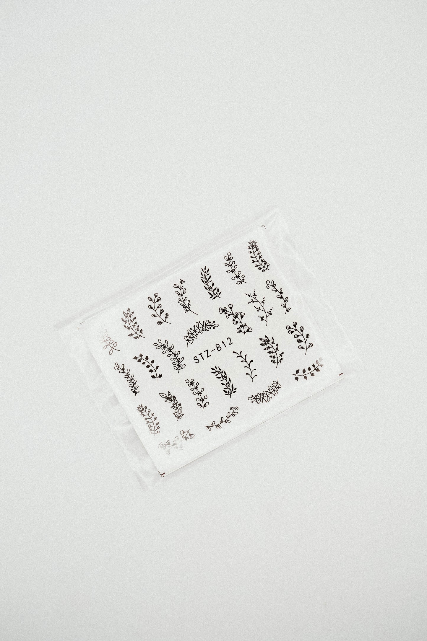 Tiny Floral Nail Decals - 4 Pack