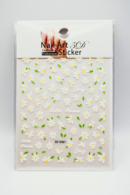 Daisy Nail Decals
