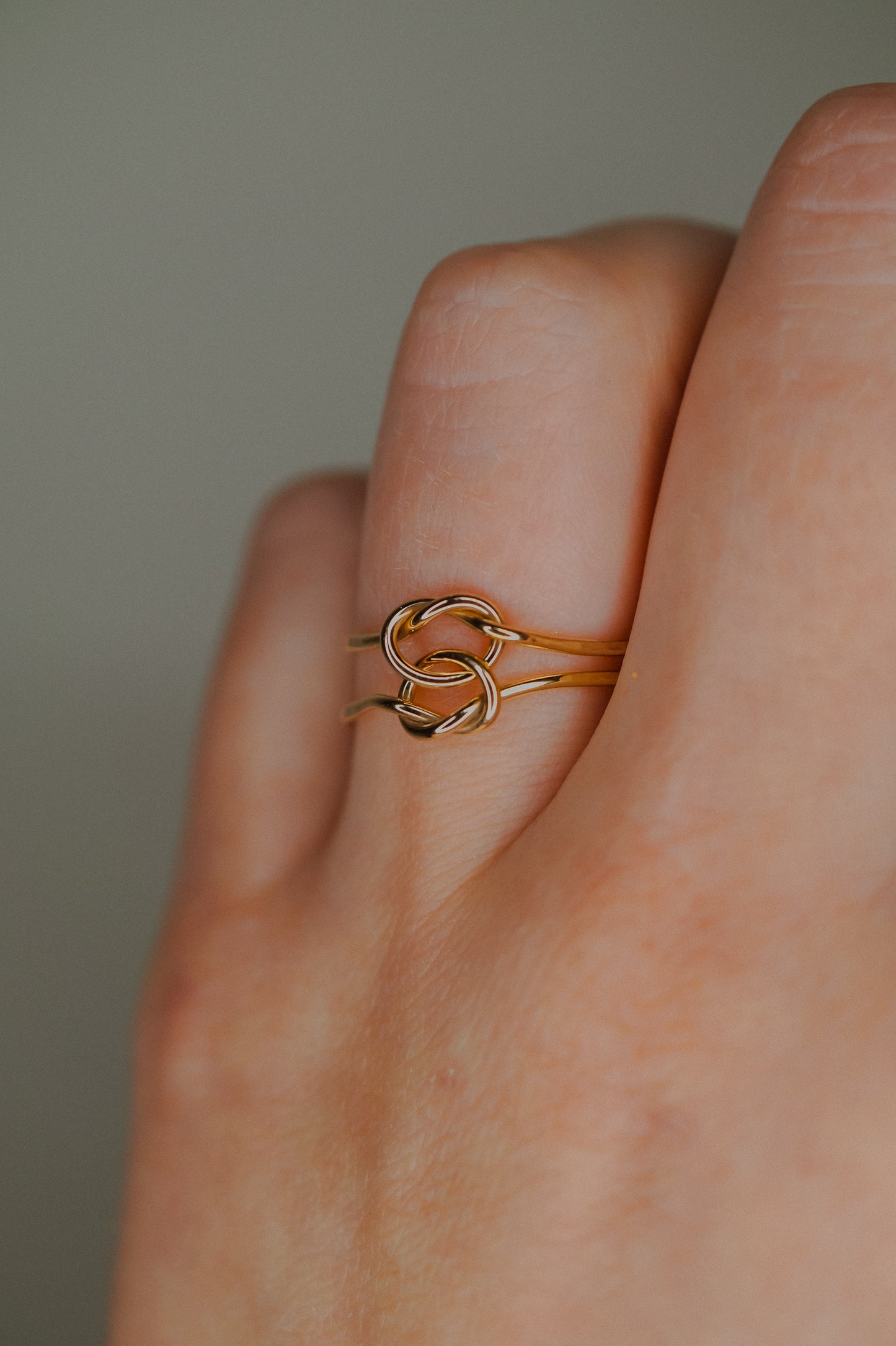 Double Knot Ring, 14K Gold Fill