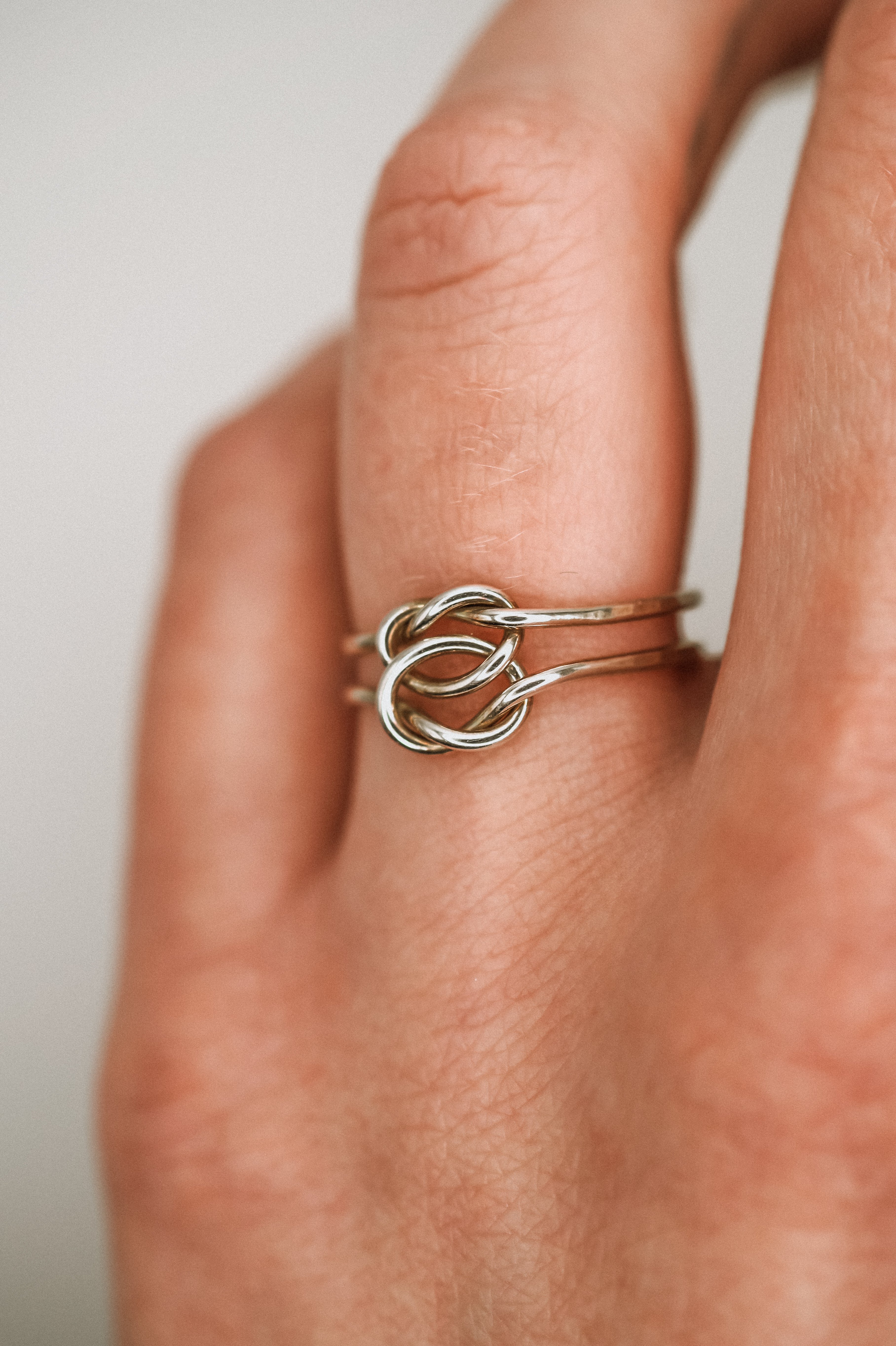 Double Knot Ring, Sterling Silver – Hannah Naomi Jewelry