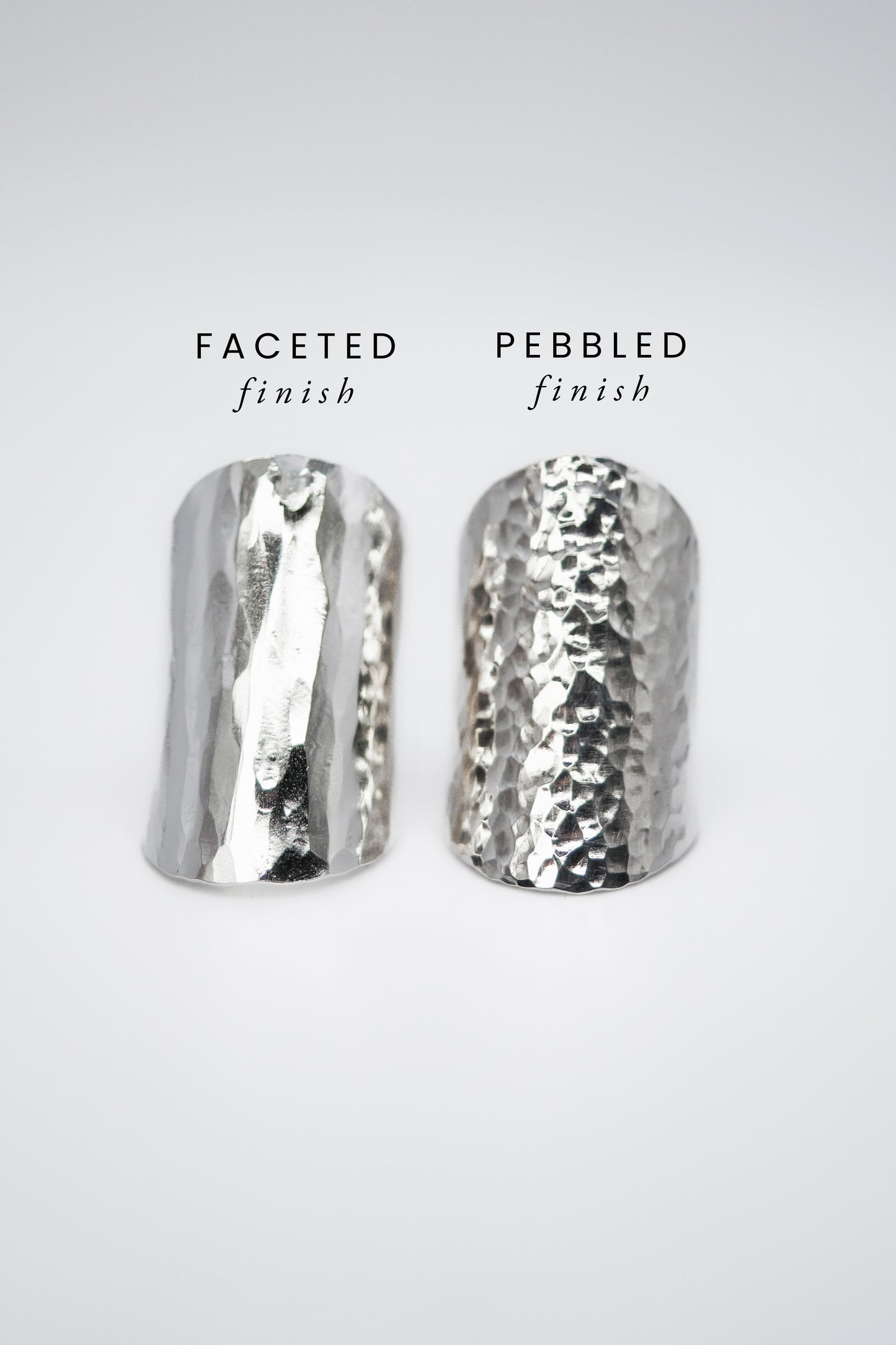 Double Shield Ear Cuff Set of 2, Sterling Silver