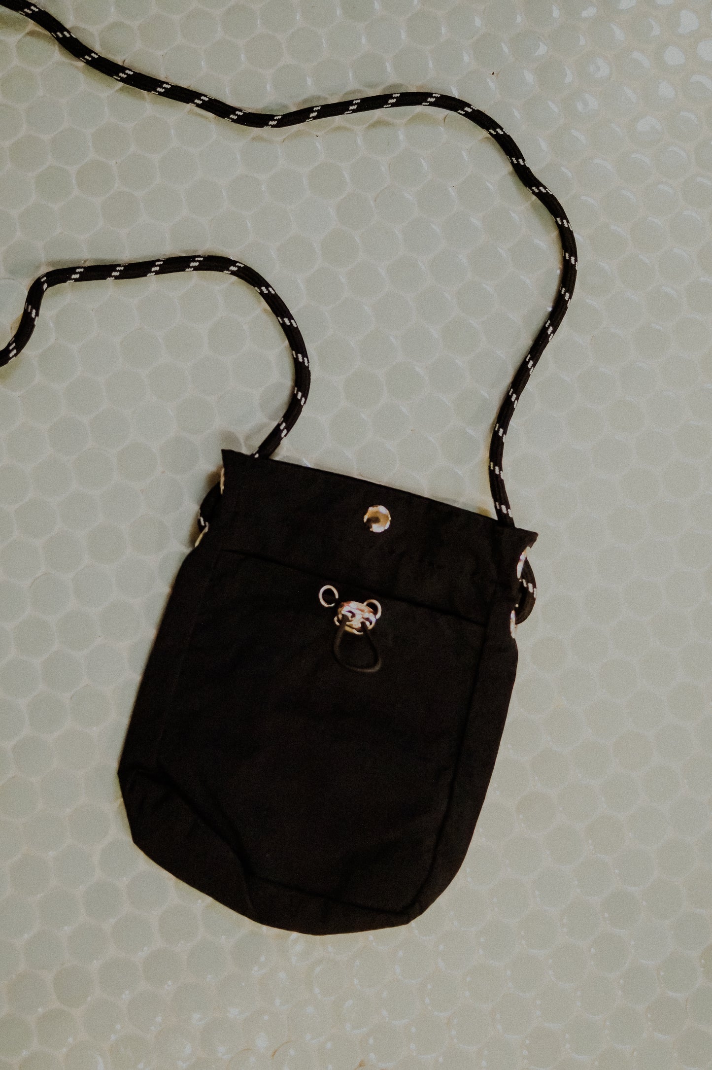 Black Small Drawstring Bag