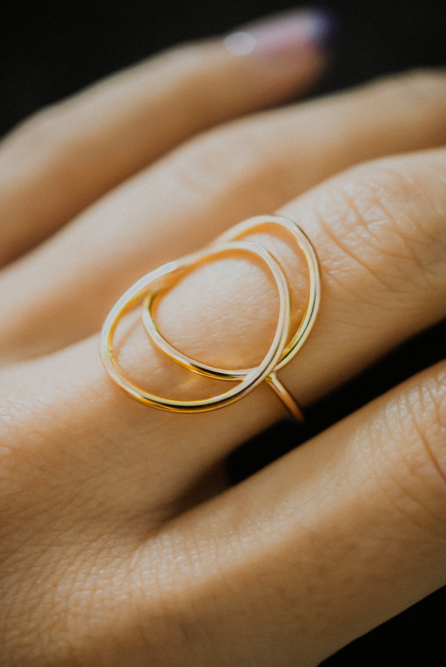 Eclipse Ring, 14K Gold Fill