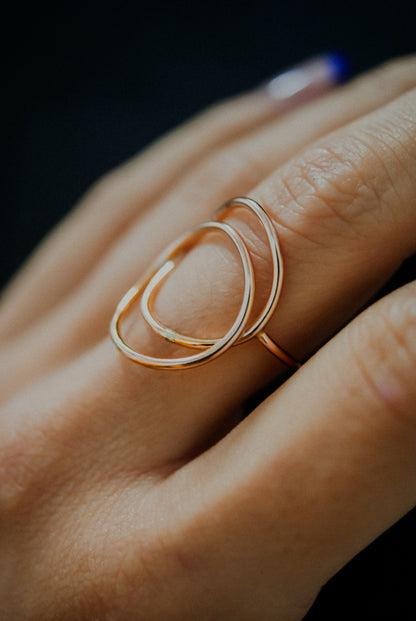 Eclipse Ring, 14K Rose Gold Fill