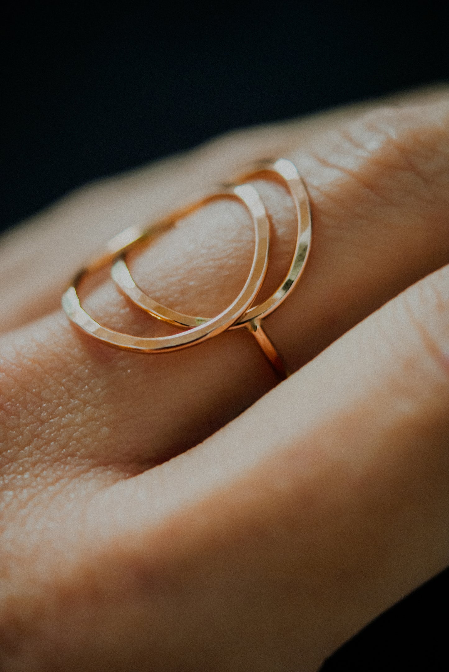 Eclipse Ring, 14K Rose Gold Fill