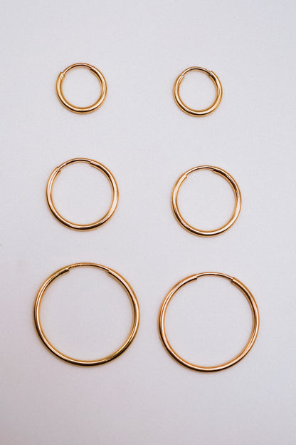 Endless Hoop Earring in 14K Gold Fill