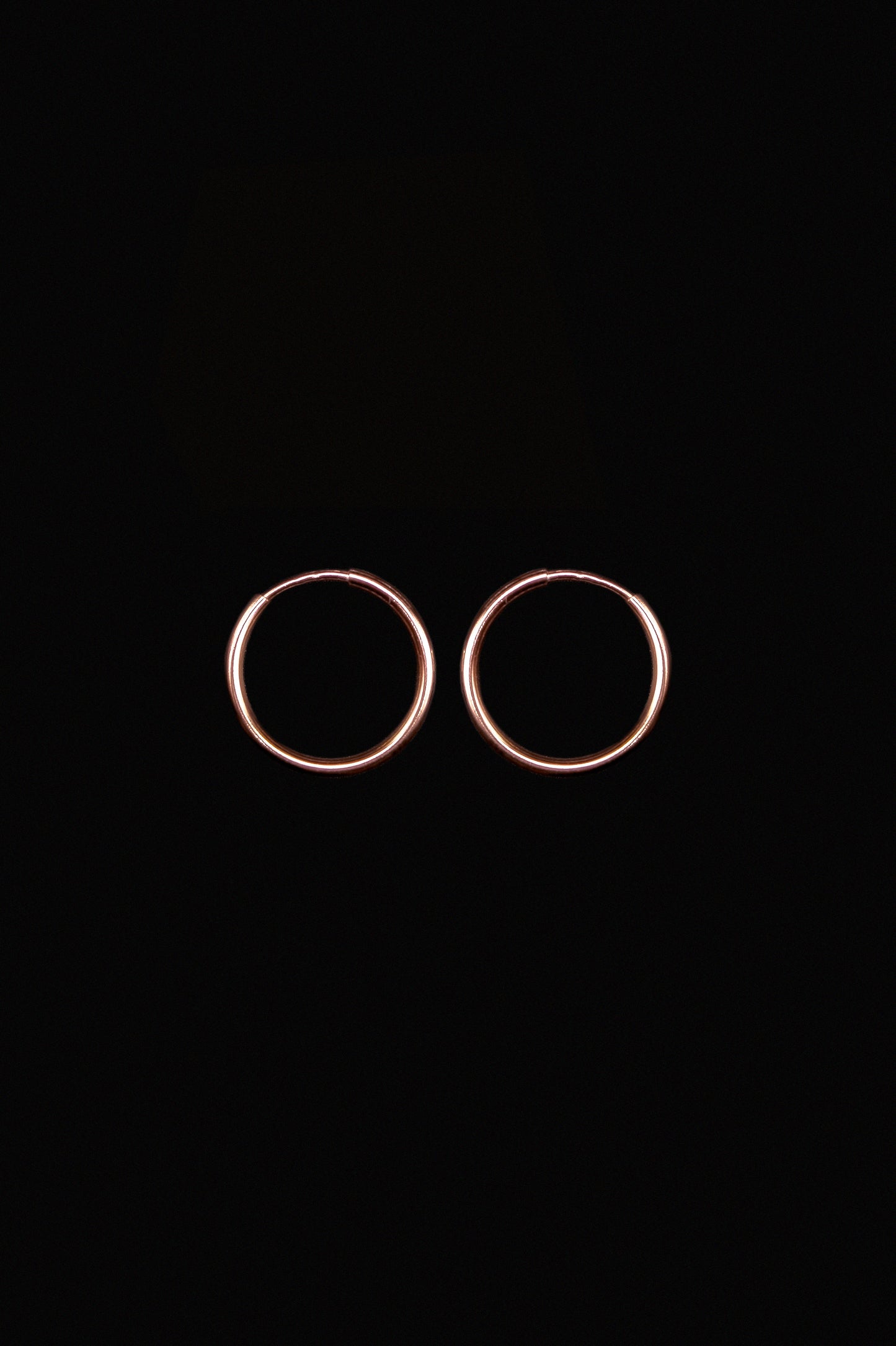 Endless Hoop Earring in 14K Rose Gold Fill