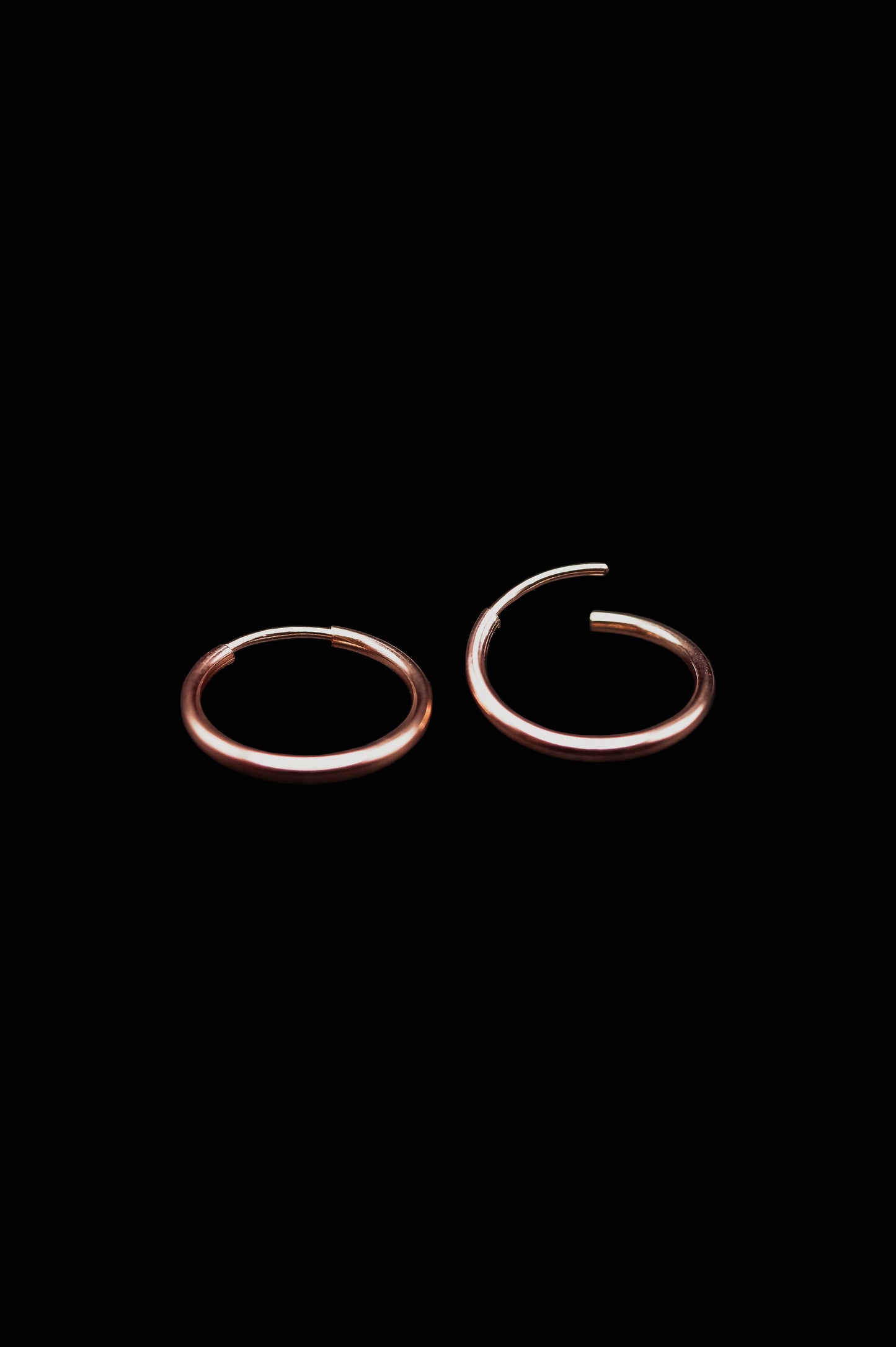 Endless Hoop Earring in 14K Rose Gold Fill