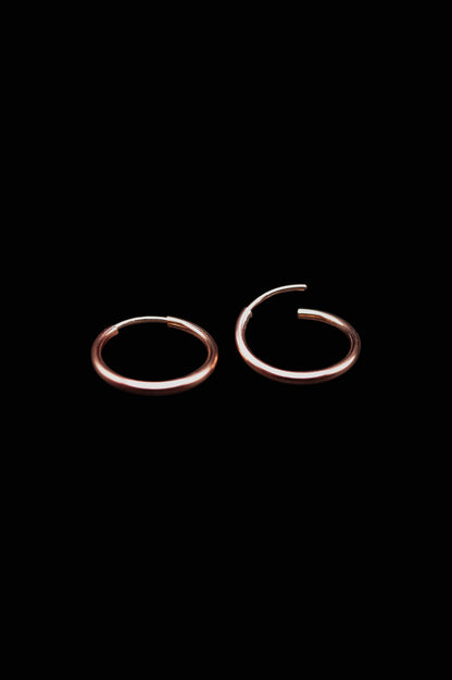 Endless Hoop Earring in 14K Rose Gold Fill