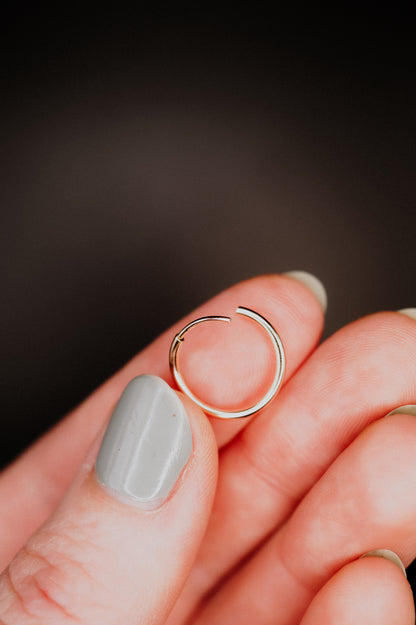 Endless Hoop Earring in 14K Rose Gold Fill