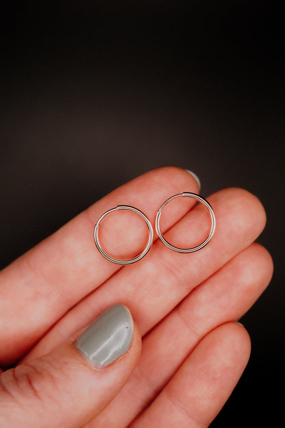 Endless Hoop Earring in 14K Rose Gold Fill