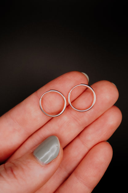 Endless Hoop Earring in 14K Rose Gold Fill