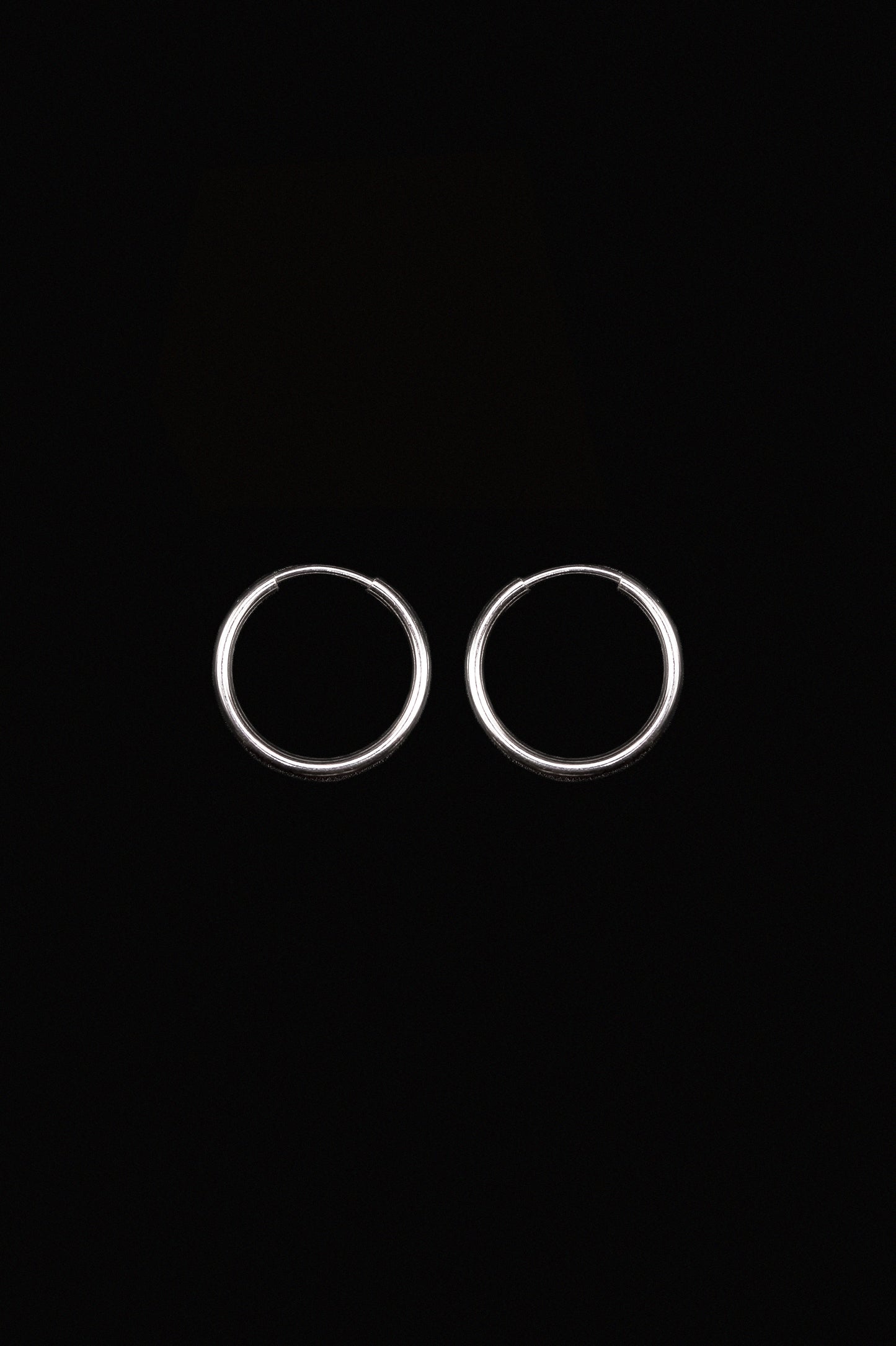 Endless Hoop Earring in Sterling Silver