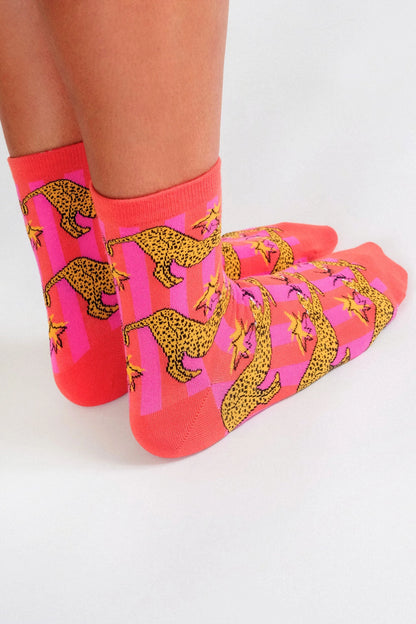 Cheetahs Ankle Socks by Mür by Ayca