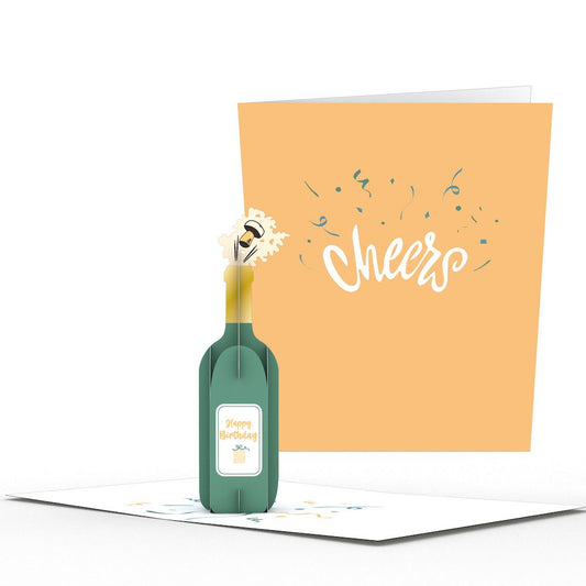 Cheers! Happy Birthday Pop Up Card