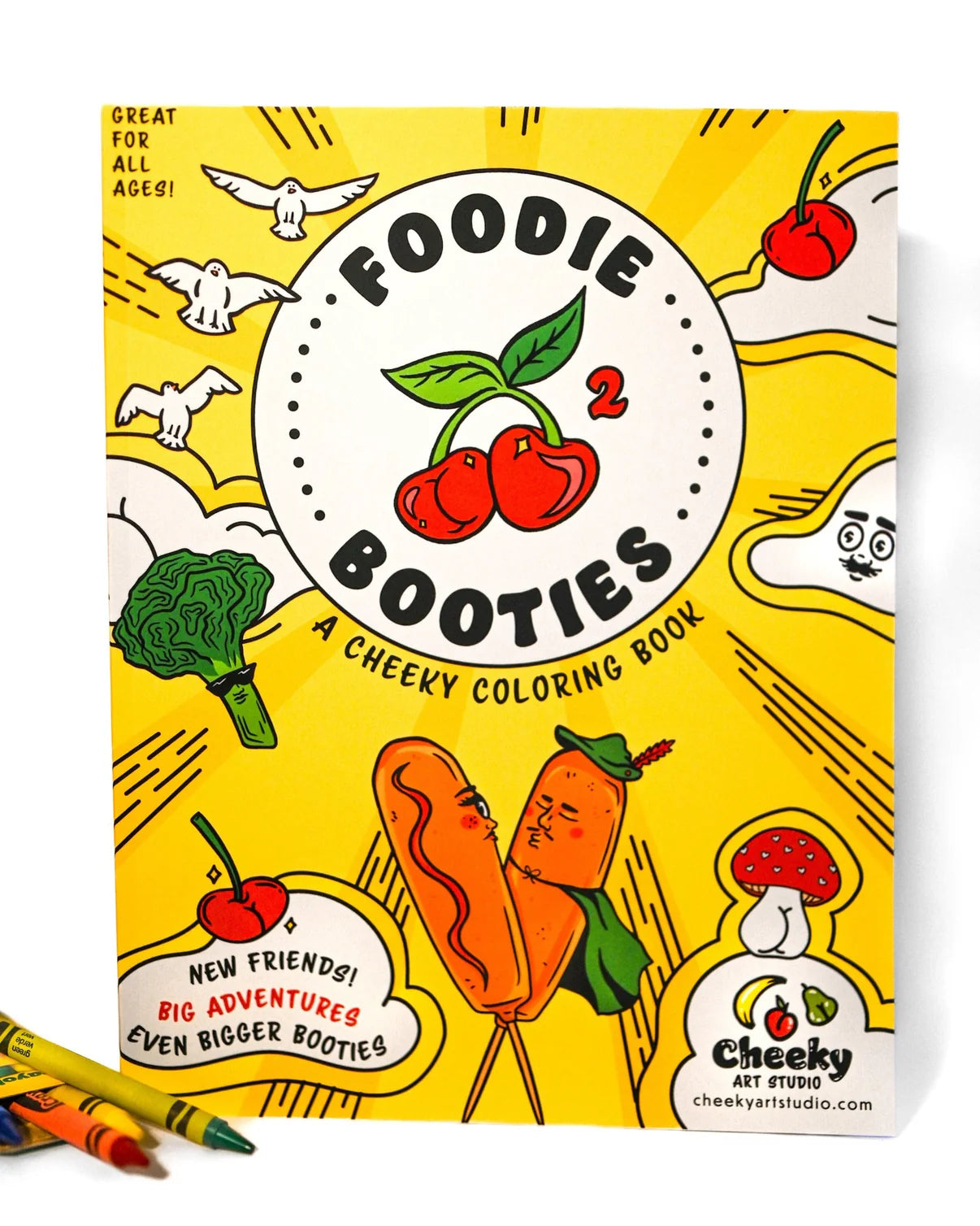 Foodie Booties 2 Coloring Book