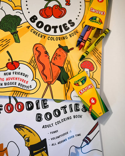 Foodie Booties 2 Coloring Book