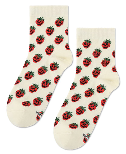 Berry Ankle Socks by Beholder