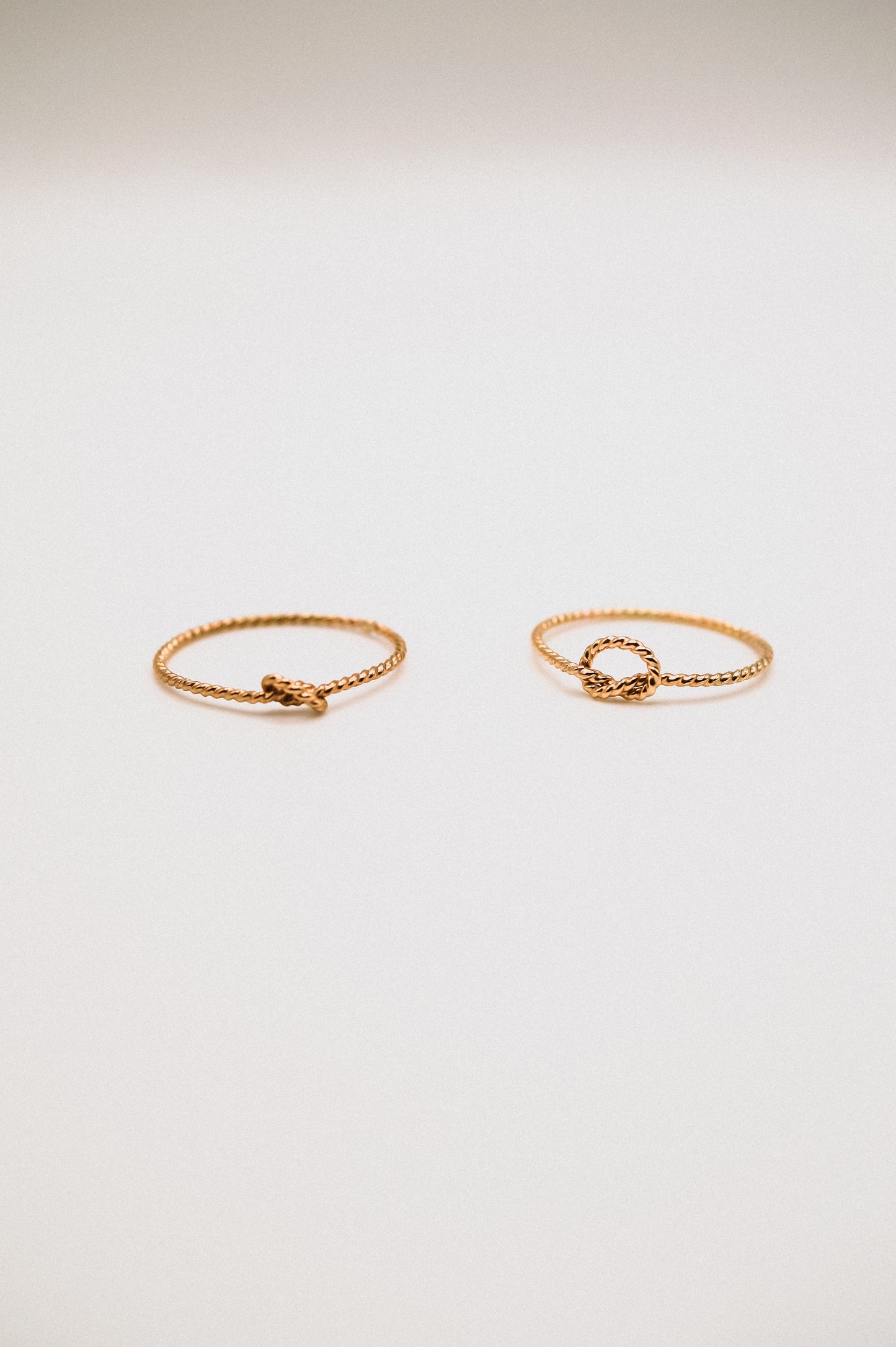 Twist Closed Knot Ring, 14K Gold Fill