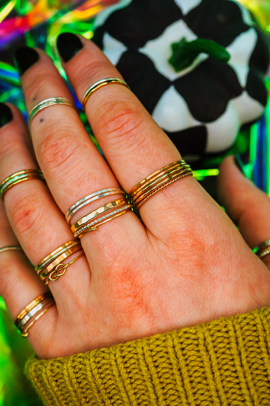 GRAB BAG - 3, 5 or 8 Stacking Rings