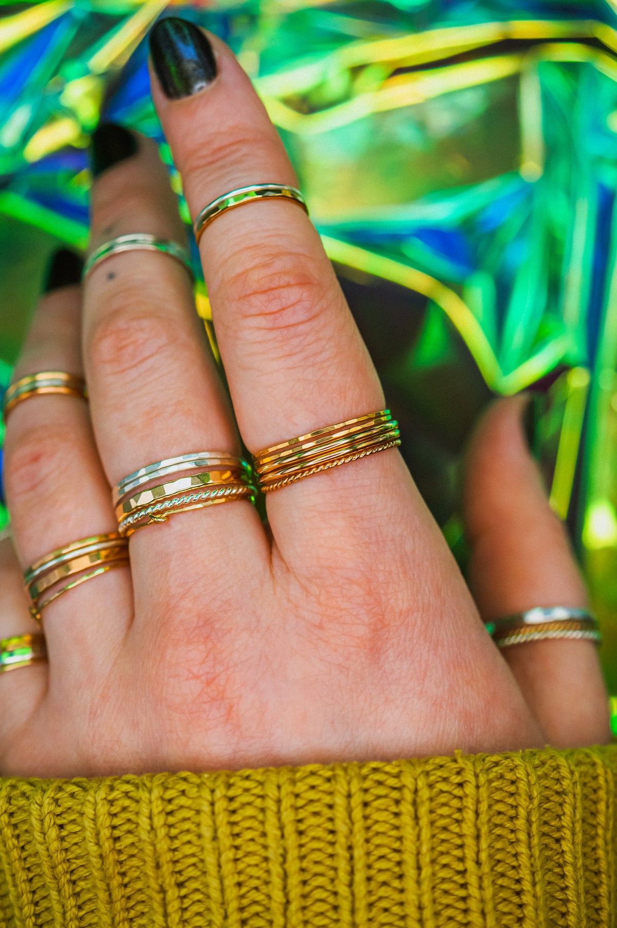 GRAB BAG - 3, 5 or 8 Stacking Rings