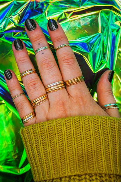 GRAB BAG - 3, 5 or 8 Stacking Rings