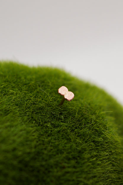 Hammered Bead Stud Earrings, 14K Gold Fill, Rose Gold Fill or Sterling Silver