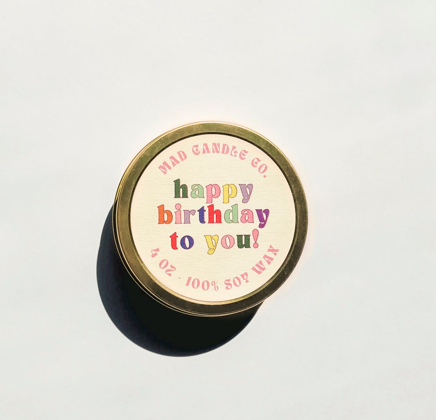 Happy Birthday Soy Candle