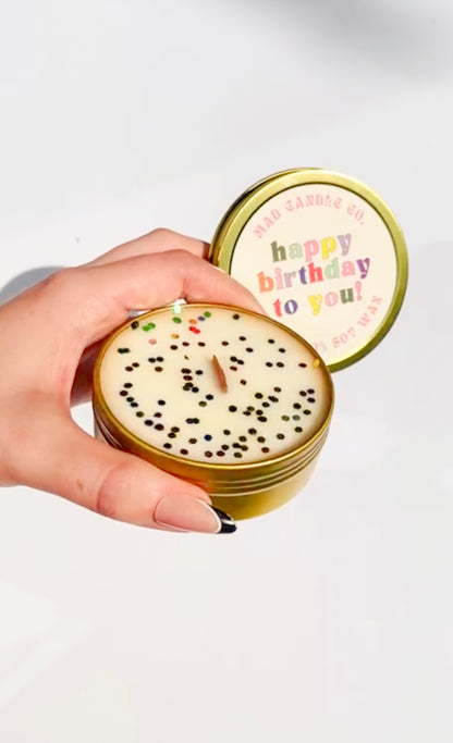 Happy Birthday Soy Candle