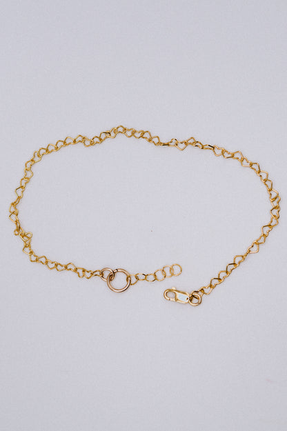 Heart Chain Bracelet