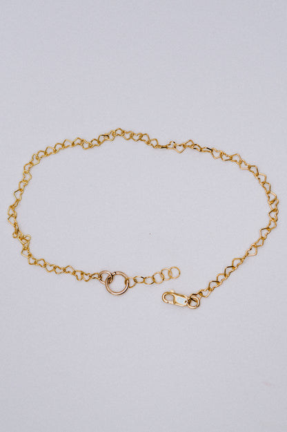 Heart Chain Bracelet
