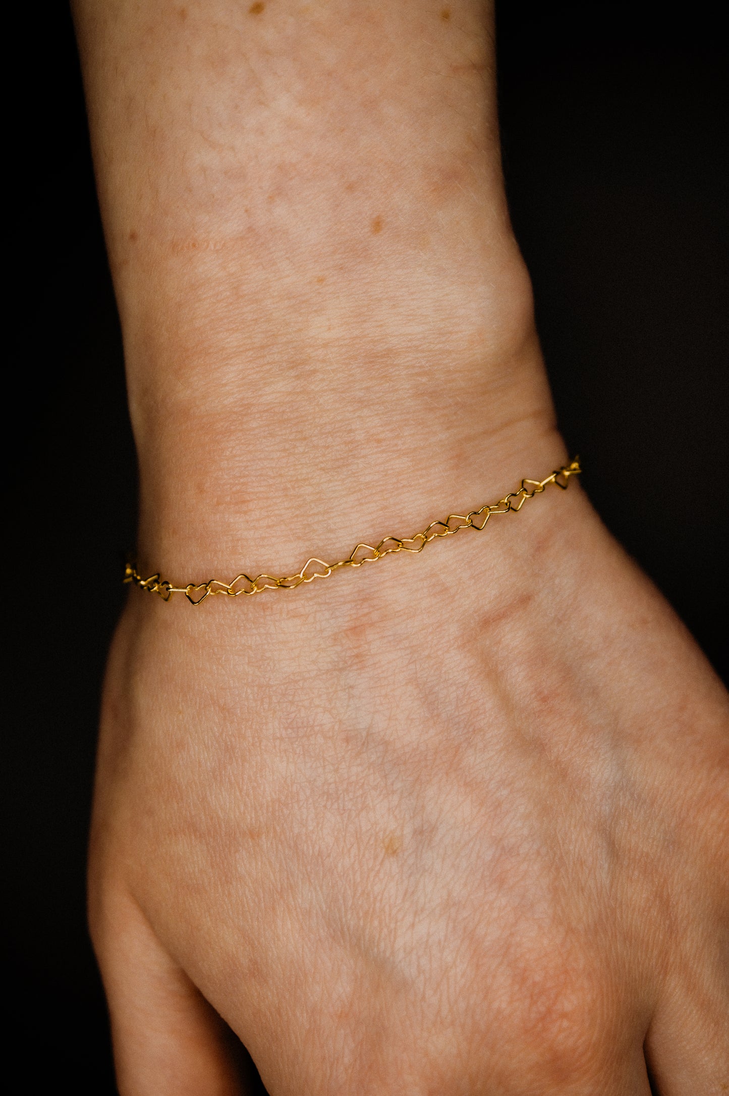 Heart Chain Bracelet