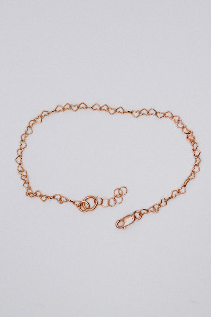 Heart Chain Bracelet