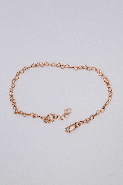 Heart Chain Bracelet